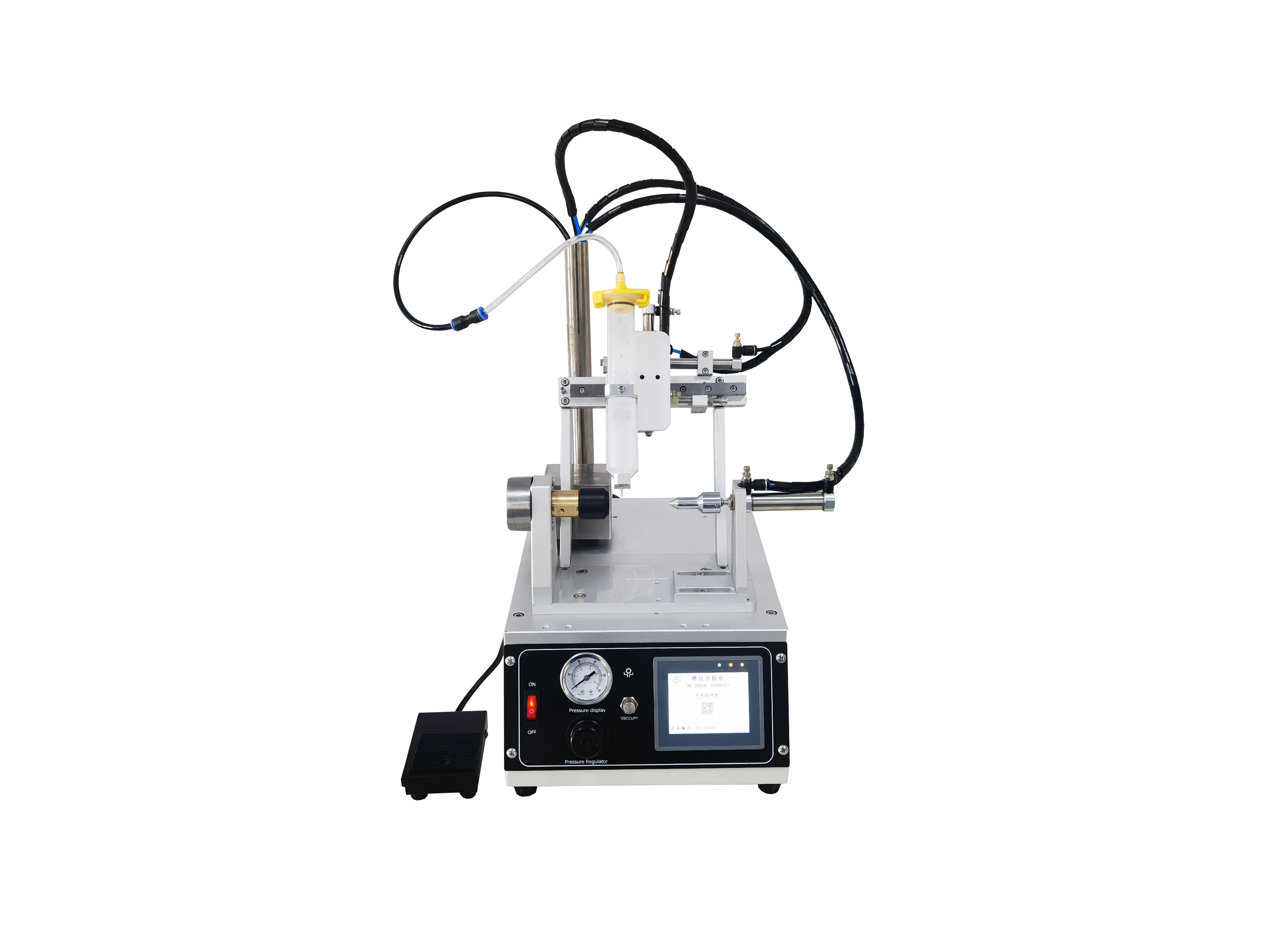 Anaerobic  Threadlcoker adhesive  coating machine with Touch screen for nut,screw.bolt