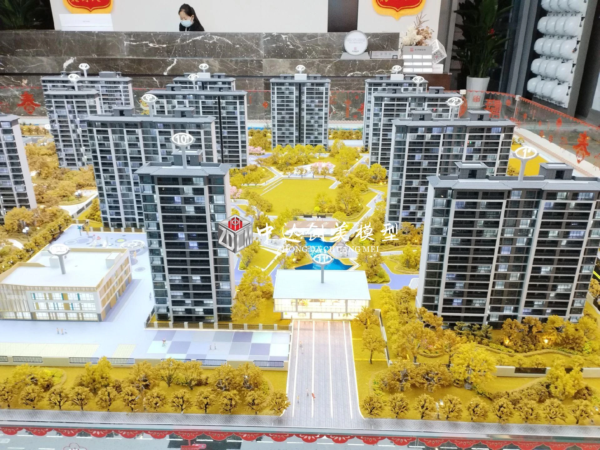 Architectural Building Scale Model Real Estate Architectural Models For Sale Architectural model of the garden