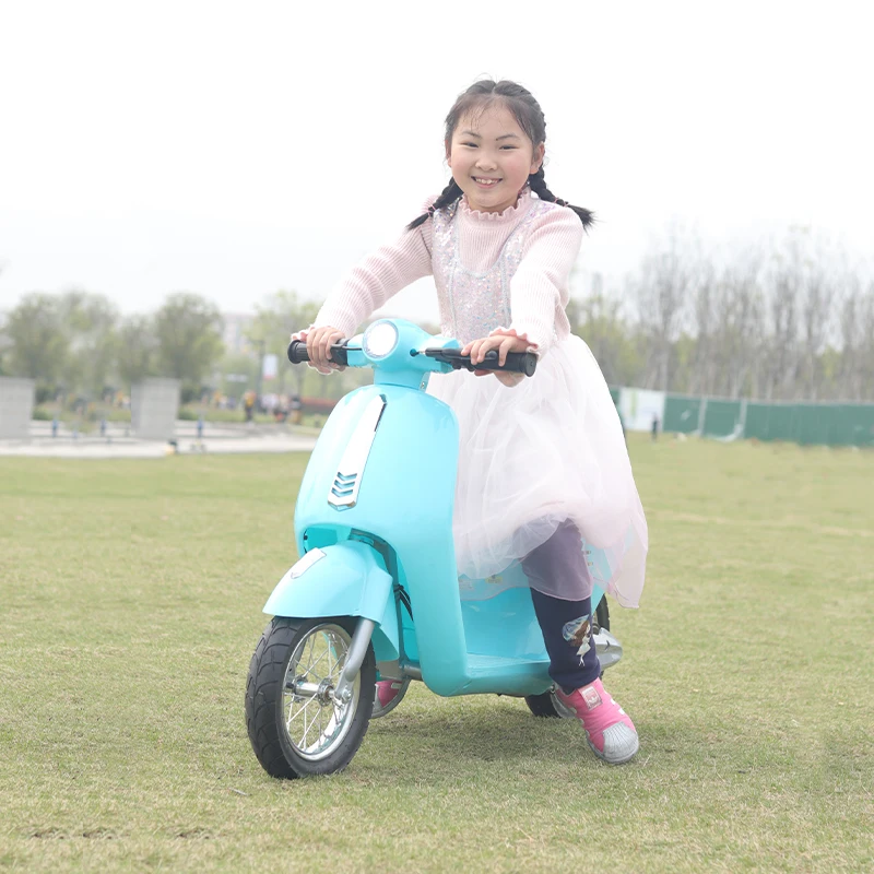 Most Popular Retro 2 Wheels kids rechargeable motorcycle e bike moto with Lithium Battery Scooter