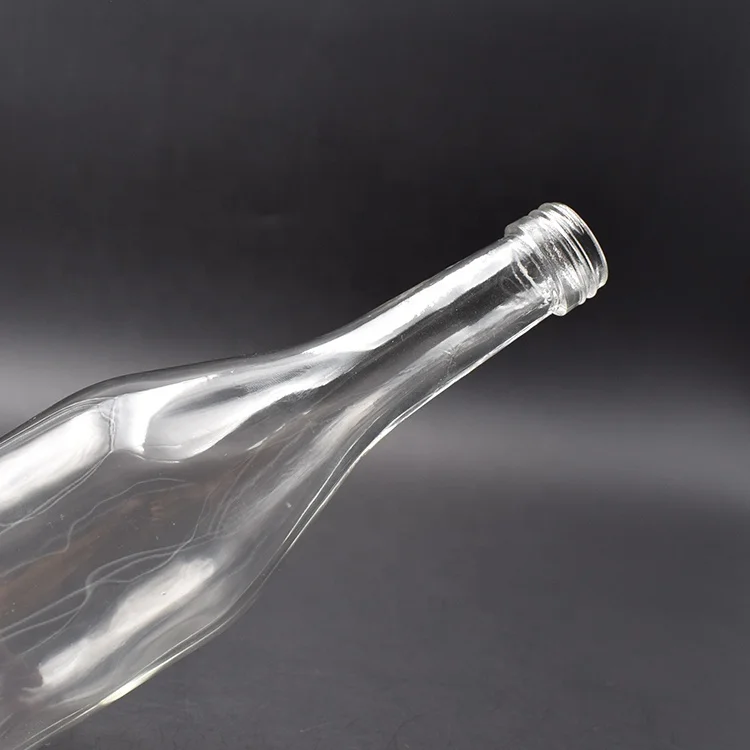 High Quality 250ML Clear Flint Empty Glass Wine Bottles for Gin Beverage Supplier