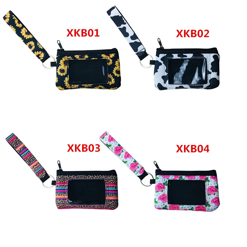 New design wholesale neoprene waterproof dampproof dampproof bank card mini wallet pouch