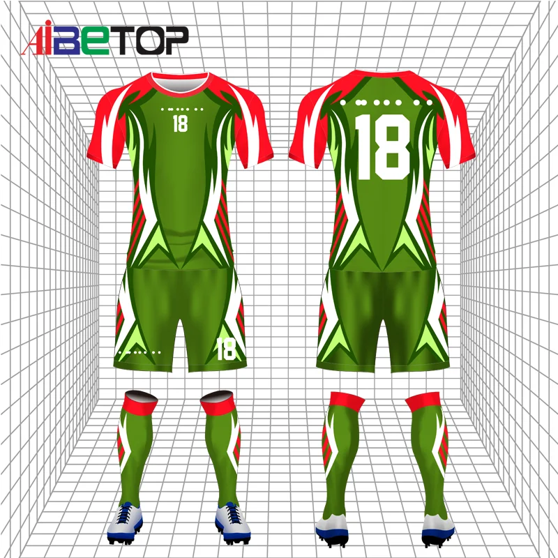 Customized Sublimated Printing Performance Soccer Wear Football Jersey Team Uniform Training Suits Soccer Jersey