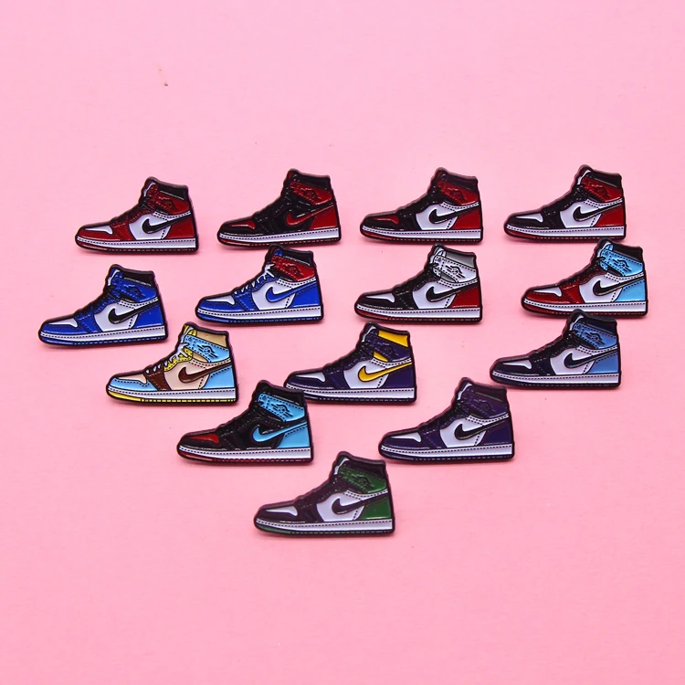 Shoes High Quality Free Sample Sporting Enamel Sneaker Hot Sell Wholesale Custom Parts Buckles Custom Lapel Pins