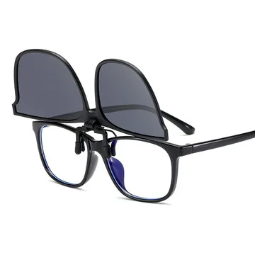  Солнцезащитные очки для вождения lentes opticos мужчин и женщин поляризационные темные в большой оправе с защитой от дальнего света Lentes Новый ночного видения поляризированные большие рамочный зажим мужского женского пола