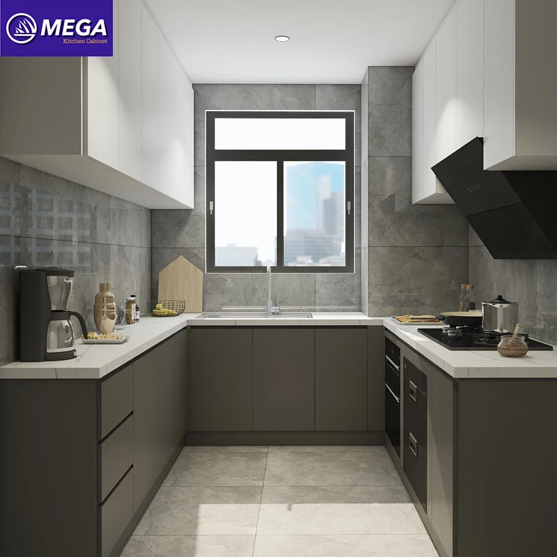 Modular Kitchen Cabinets Modern Home Kitchen Cabinet With Islands Small Kitchen dark grey