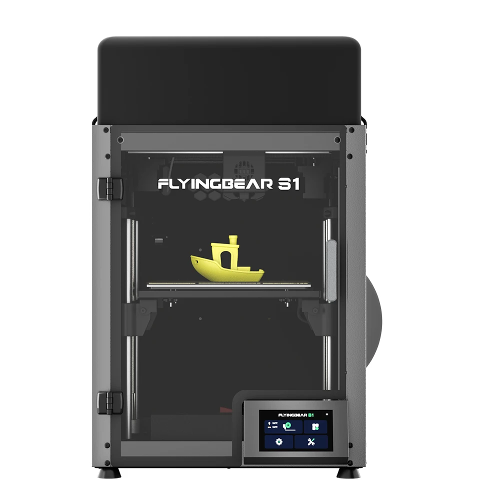 3D принтер FLYINGBEAR S1 с автоматическим уровнем максимальной точности скорости 500 мм/с ± 0 1 мм размер сборки 220*220*250 полностью алюминиевая машина