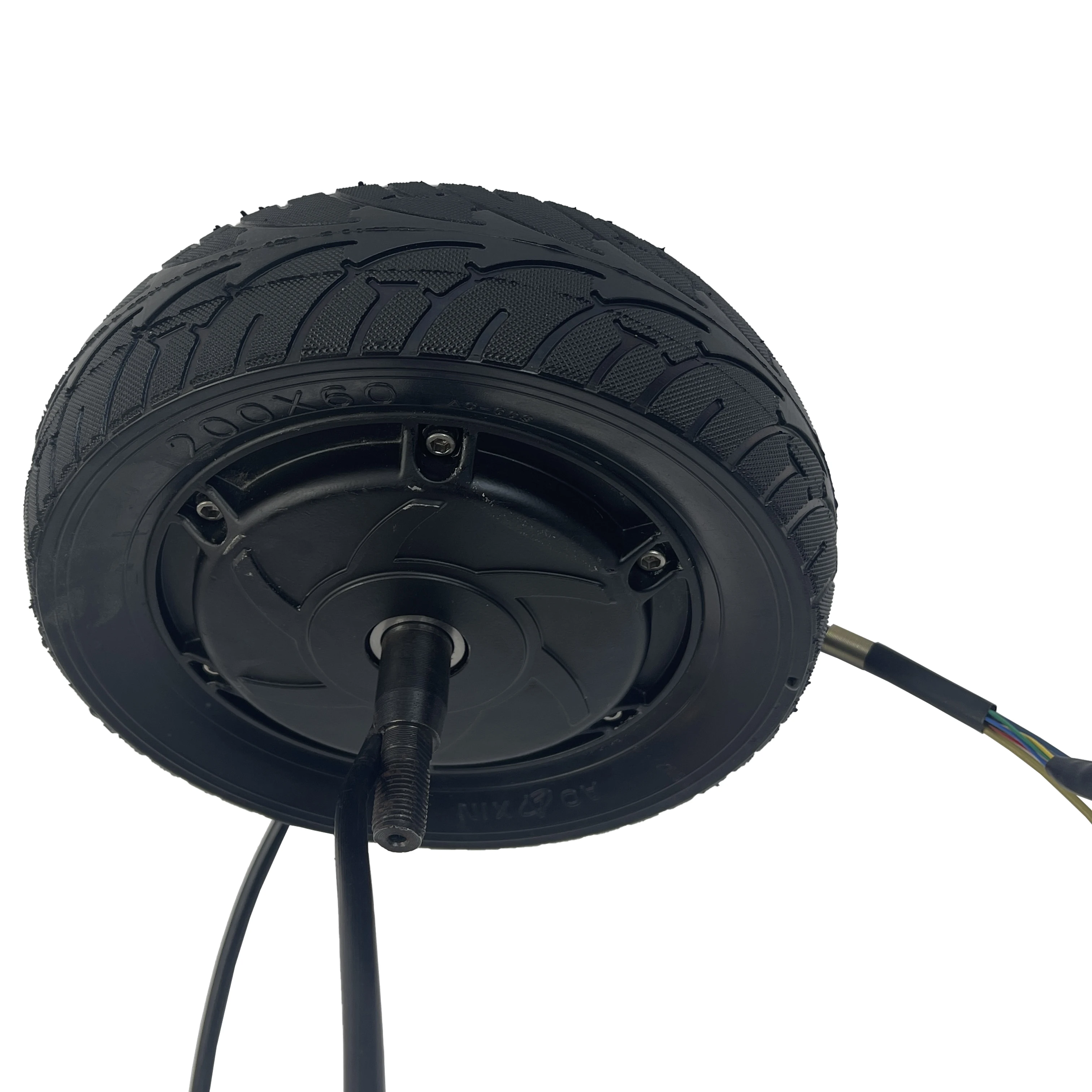 8 Inch Electric Bicycle Scooter Wheel Fat Tire 200*90 8'wheel Brushless Toothless Hub E Bike Front Wheel