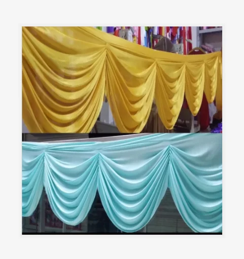 LZB086 Velvet Party Wedding Banquet Silk Hanging Drape Backdrop Curtain