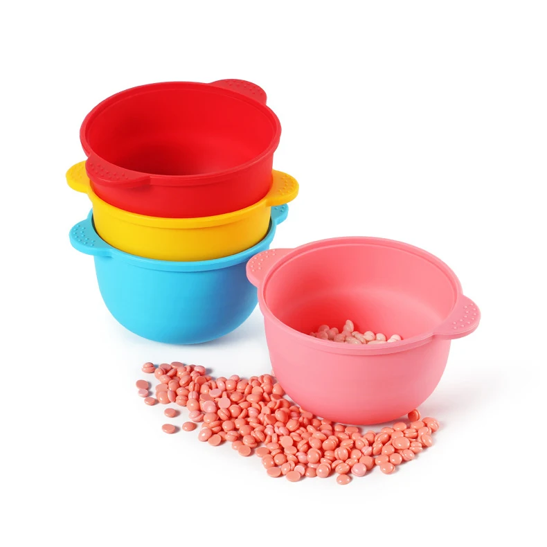 Silicone Wax Pot Home Use Delipatory Wax Warmer Melting Non-Sticks Silicone Bowl