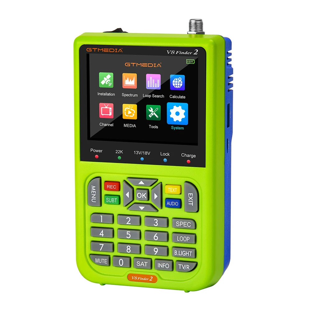 От оригинального производителя gtmedia v8 Finder 2 satfinder dvb-s2/s2x HD спутниковый finder метр Спутниковое ТВ искатель dvbs2