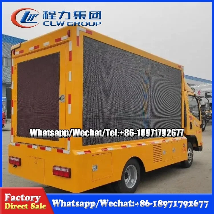 Outdoor Waterproof Full Color P4 Screen Mobile LED Advertising Truck Led Billboard Display Truck