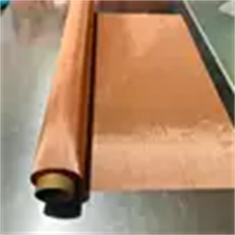 Ultra Fine Crimped Phosphor Bronze Pure Copper Woven Wire Mesh Cloth