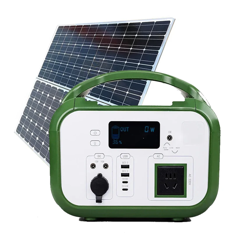 PPS 600 Вт портативная солнечная электростанция Lifepo4 аккумулятор портативный генератор Открытый Кемпинг