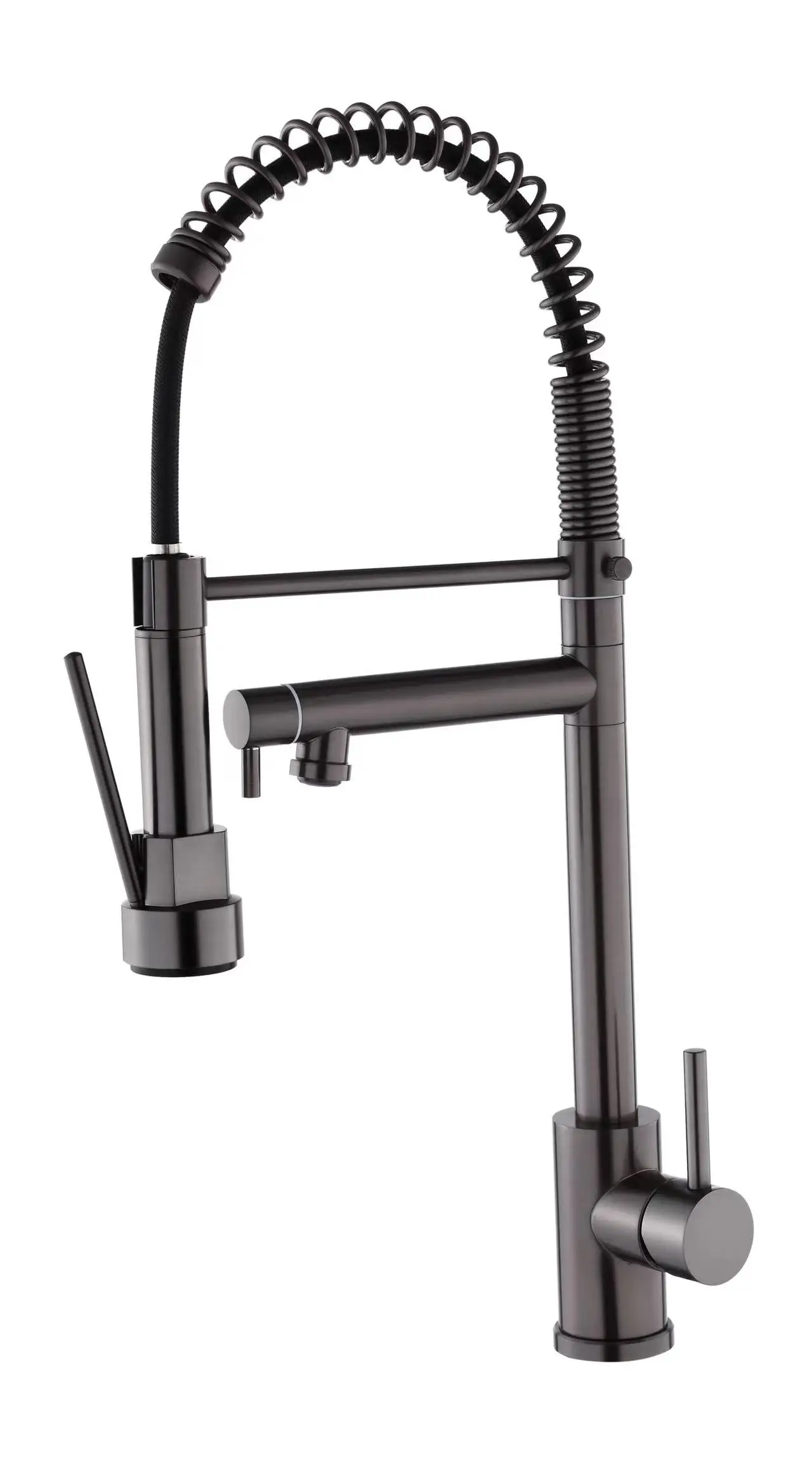 Multifunction Kitchen Faucet Mixer Tap Multi-color Kitchen Sink Faucet With Pull-out Spray Spring Stainless Steel Kitchen Taps