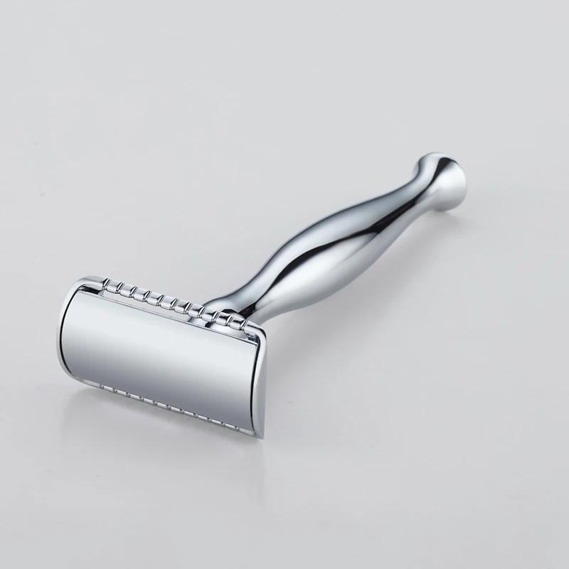 New design  two use safety razor with one side in open comb and one side in closed comb double edge safety razor