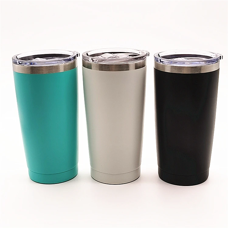 
20oz 20 oz double wall stainless steel vacuum insulated tumbler termo thermo glasses thermal cup for drink with lid straw 