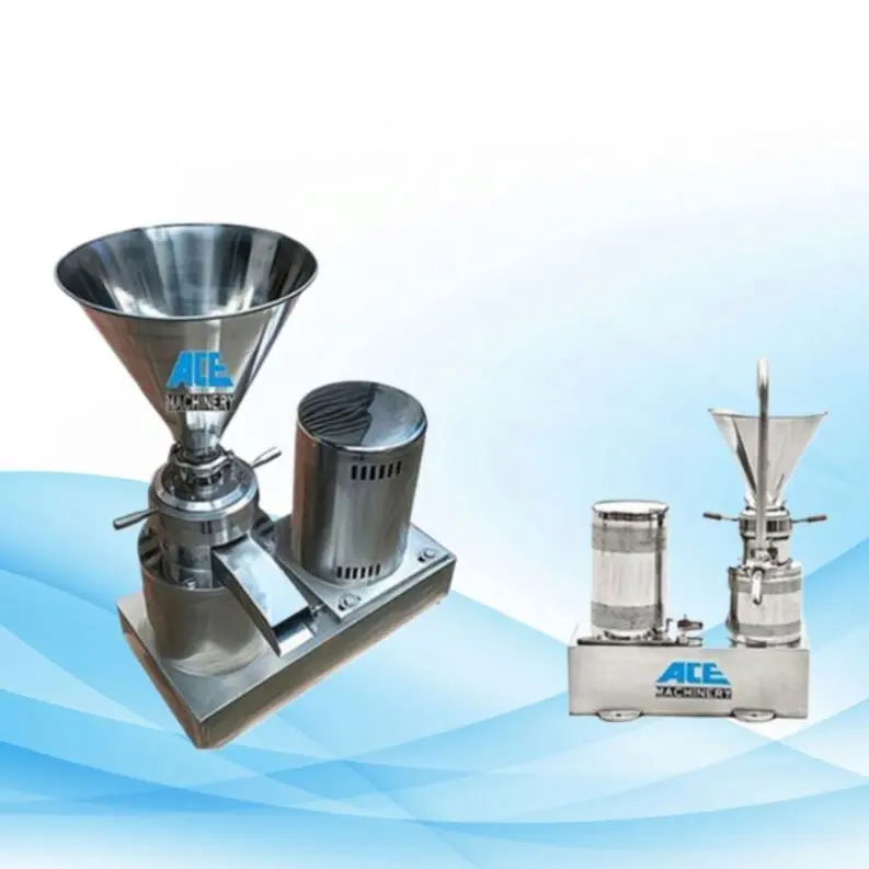 0.5-3T/H Soybean Milk And Peanut Butter Making Machine Colloid Mill Nut Peanut Butter Maker Used For Bean Curd Production