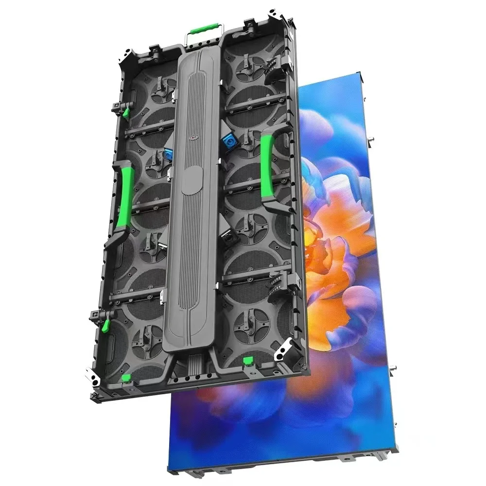 P2.604 outdoor lcd digital signage semi circle led screen outdoor rental display screen