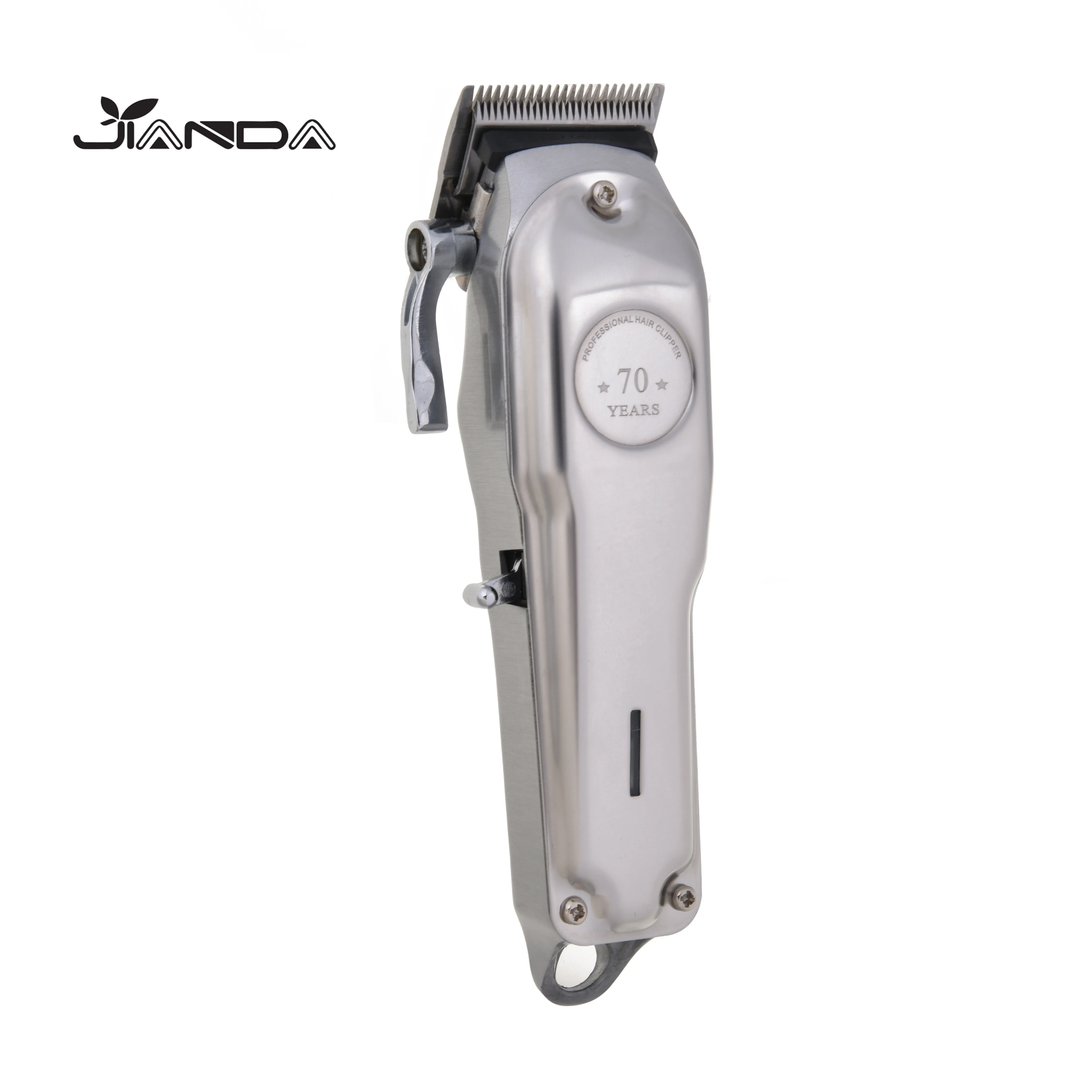 Wholesale Fashion USB Wireless Silent Silver Abs Hair Clippers For Men