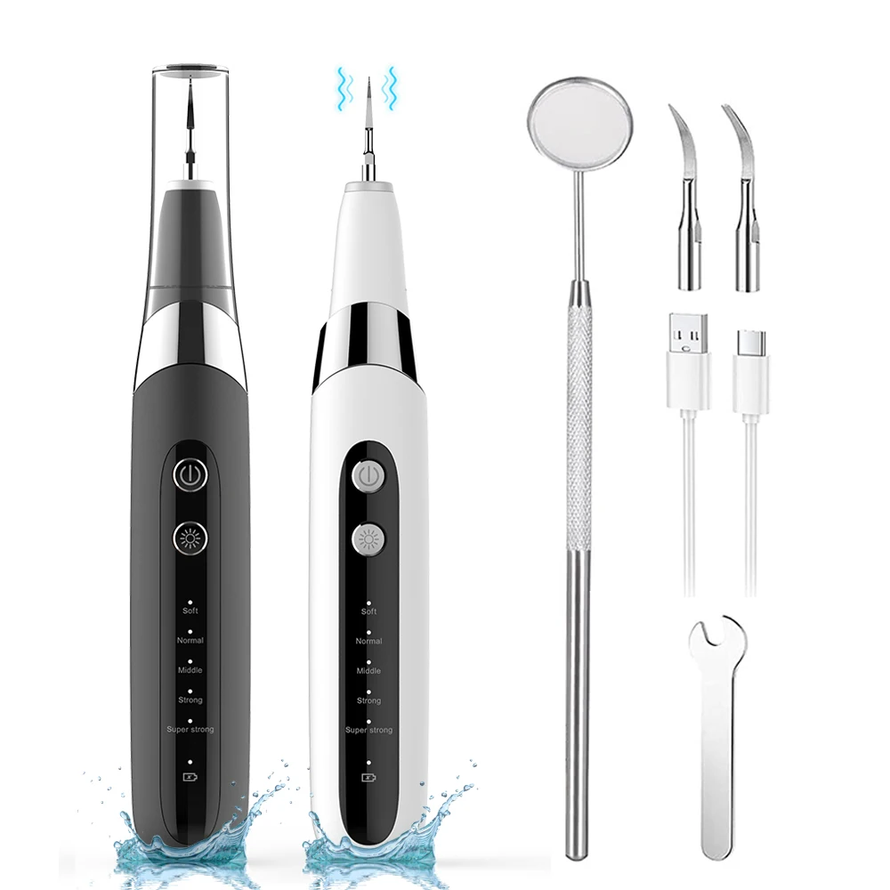Ultrasonic persoanl dental cleaning cleaner tarter teeth stain portable electric calculus plaque tarter remover