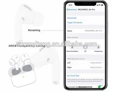  Air 3 pro Gen версия для восстановления истинного шумоподавления прозрачный режим GPS-обнаружения TWS i9000 i5000 i12 i1000 ANC Pro