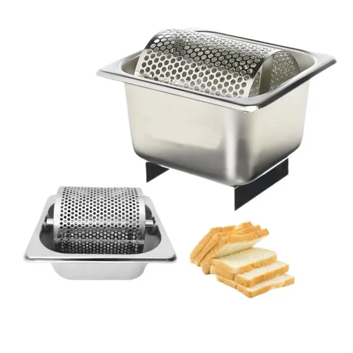 Sunmax Cafeteria Kitchen Tool Stainless Steel Butter Roller Cheese Spreader Toast Bread Buns Corns Roll Butter Spreader Wheel