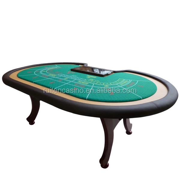 Высококачественные казино индивидуальные столы для игры в 9 игроков Midi Baccarat с большим объемом продаж игровой комнаты