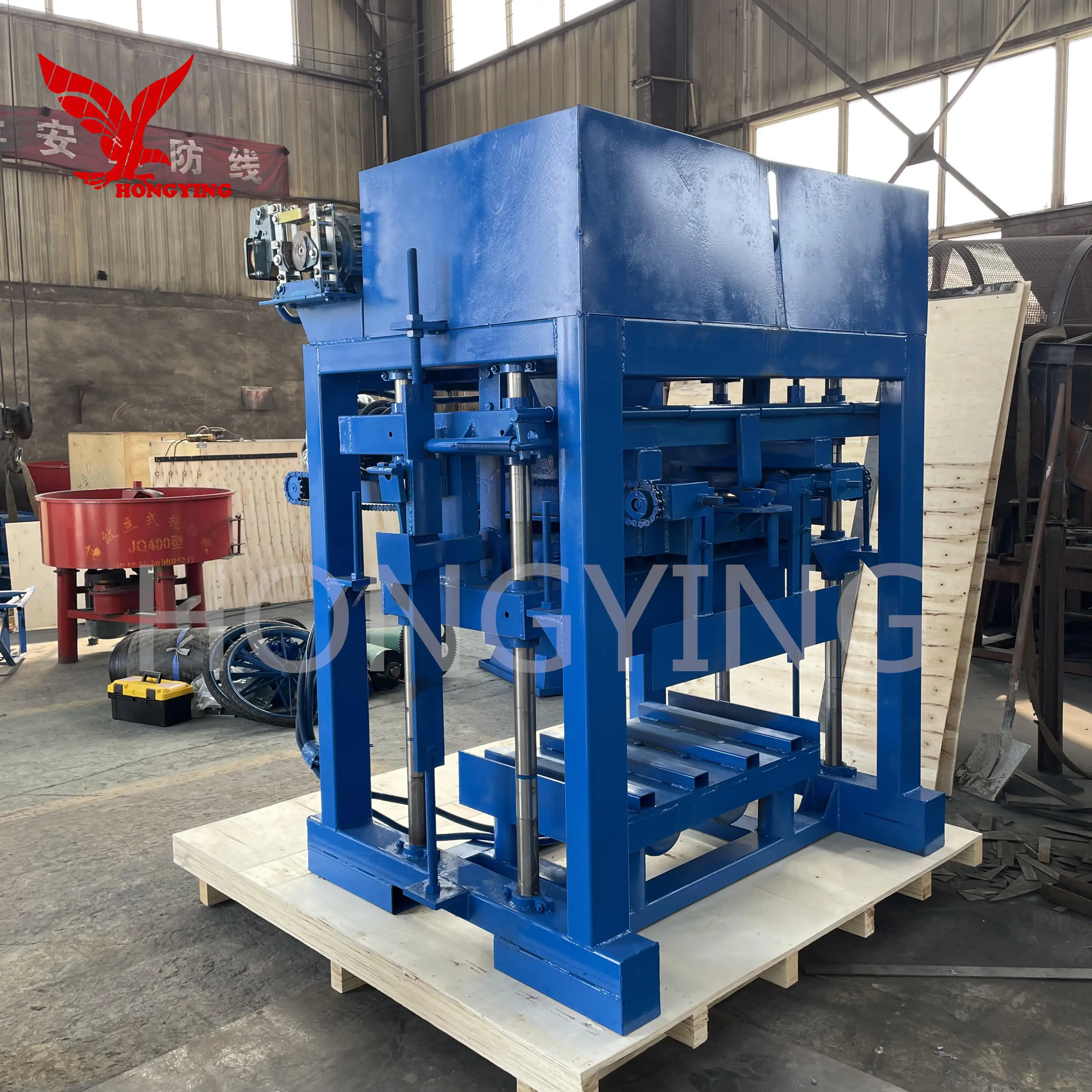 Block machine for sale in dominican republic QTJ4- 40B cement block making machine