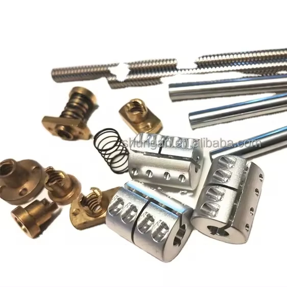 Trapezoidal screw 3D printer lift table motor screw