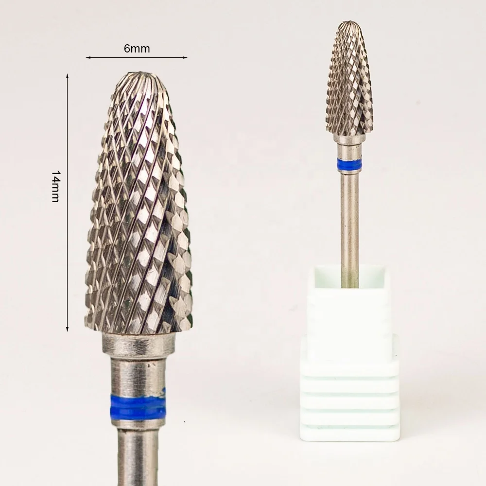 Sharp XF F M C XC Silver Safety Professional Corn Tungsten Carbide Nail Bits for Drill Machine Accessories