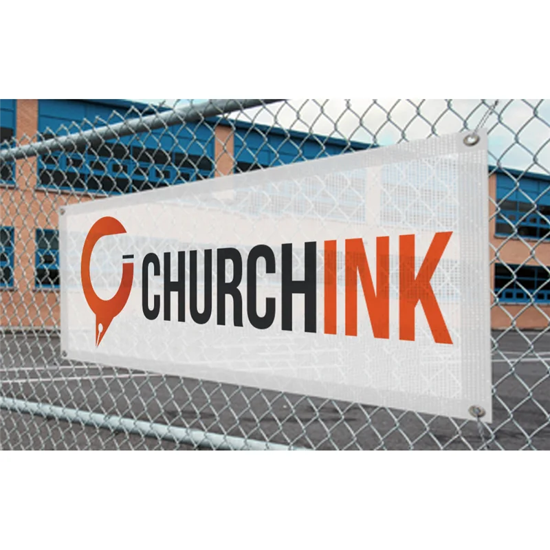 Cheap Wholesale Customized Fabric Mesh Backdrop Banner Polyester Promotional Banner For Advertising Activities