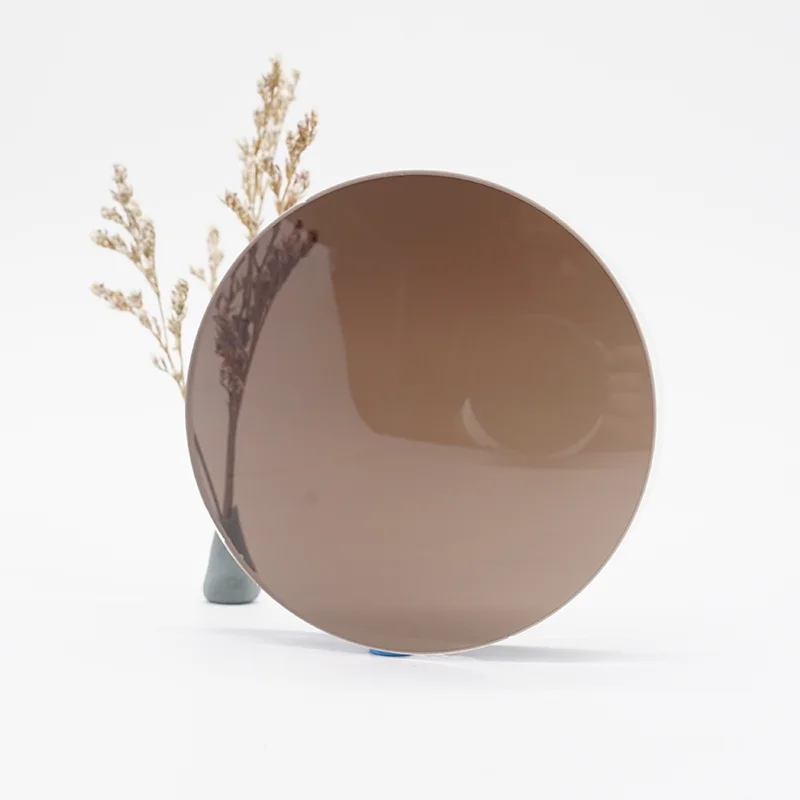 maat manufacturer 1.56 SF CB photo brown super impact cheap optical lens