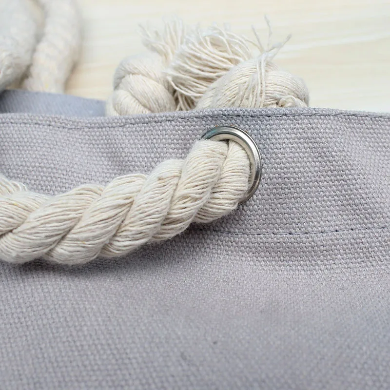 2021 reusable custom LOGO tote shopping bags cotton canvas bag custom shopping sandy beach bag