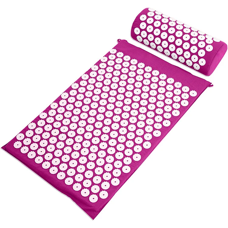 Gillot Health Benefits Customize Pink yoga Spike Acupressure Mat