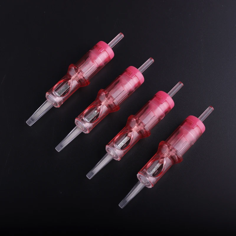 Superior Membrane System VIPER Pink Eyebrow Tattoo Needles Disposable Flat Cartridges Tattoo Needle Cartridges