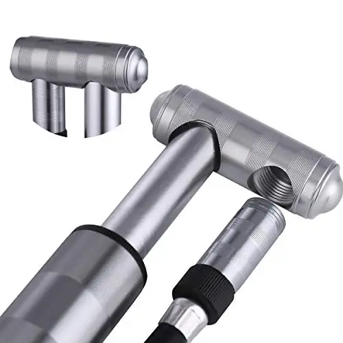 High-Pressure Double Foot Bicycle Air Pump Portable Bike Accessories for Efficient Air Management