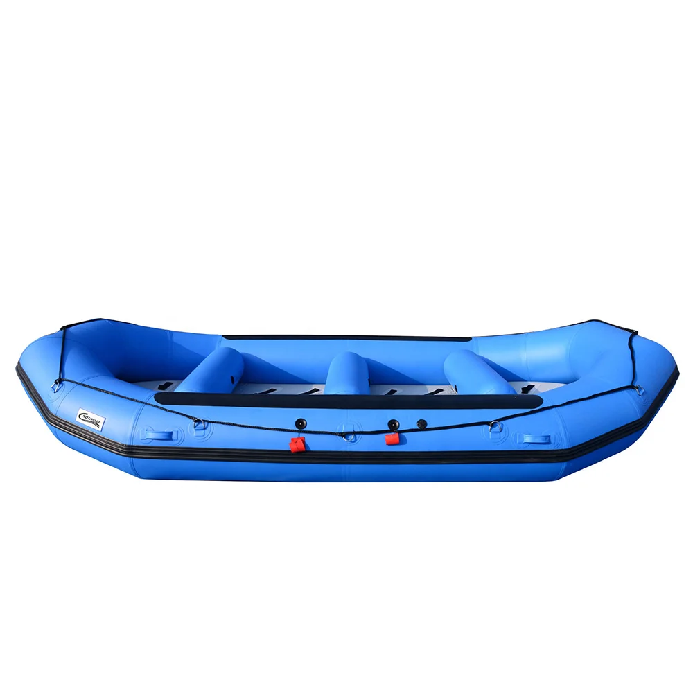 Trending Inflatable Raft 1.2 mm PVC 8 Person Inflatable Boat Dinghy 15ft 3m 4m 5m 6m Custom Certified Air Fishing Racing Boats
