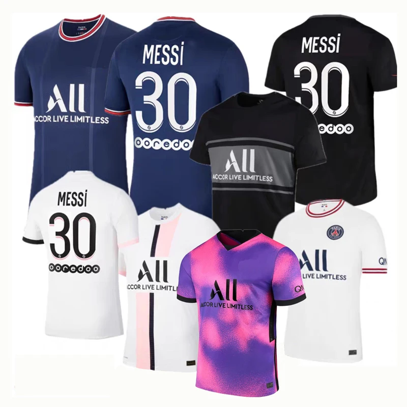 High quality embroidery messi jersey personal custom soccer jerseys tailandia camisa de futebol tailandesa