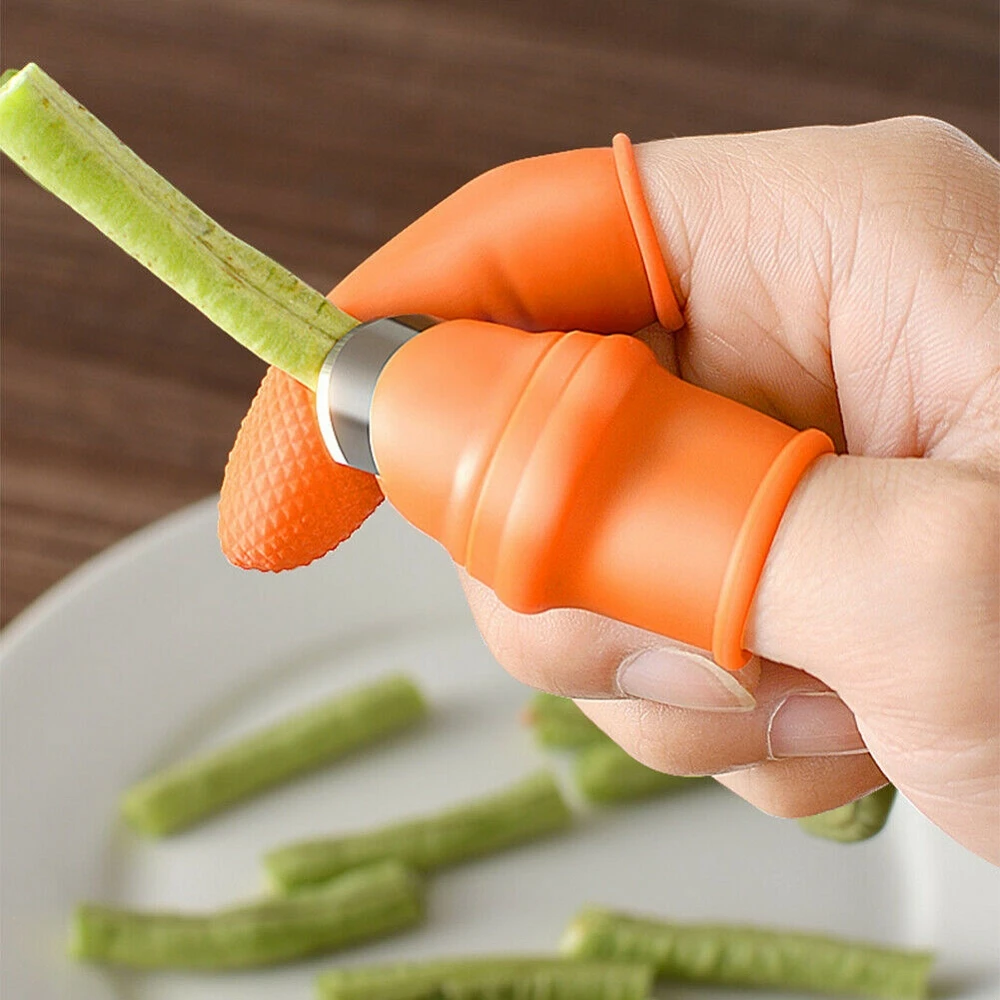 Finger Peeling Tool Thumb Knife Garden Vegetable Cutter Thumb Protector Knife