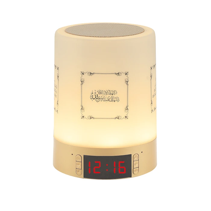 Производители поставляют 127*95 мм полипропиленовый Al Коран динамик лампа портативная Сенсорная лампа Коран динамик для исламского подарка