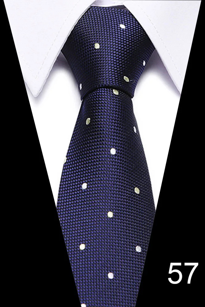 Many style  mens luxury silk men ties  plaid cravatte   7.5cm necktie