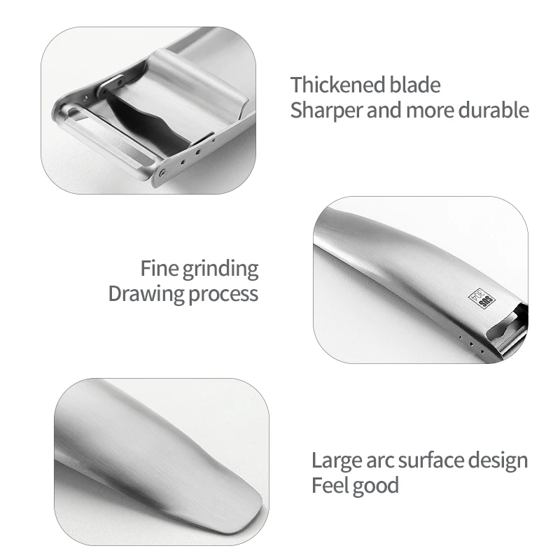 304 stainless steel multifunctional peeler for digging melon seeds, grapefruit, durian, melon planer kitchen tool