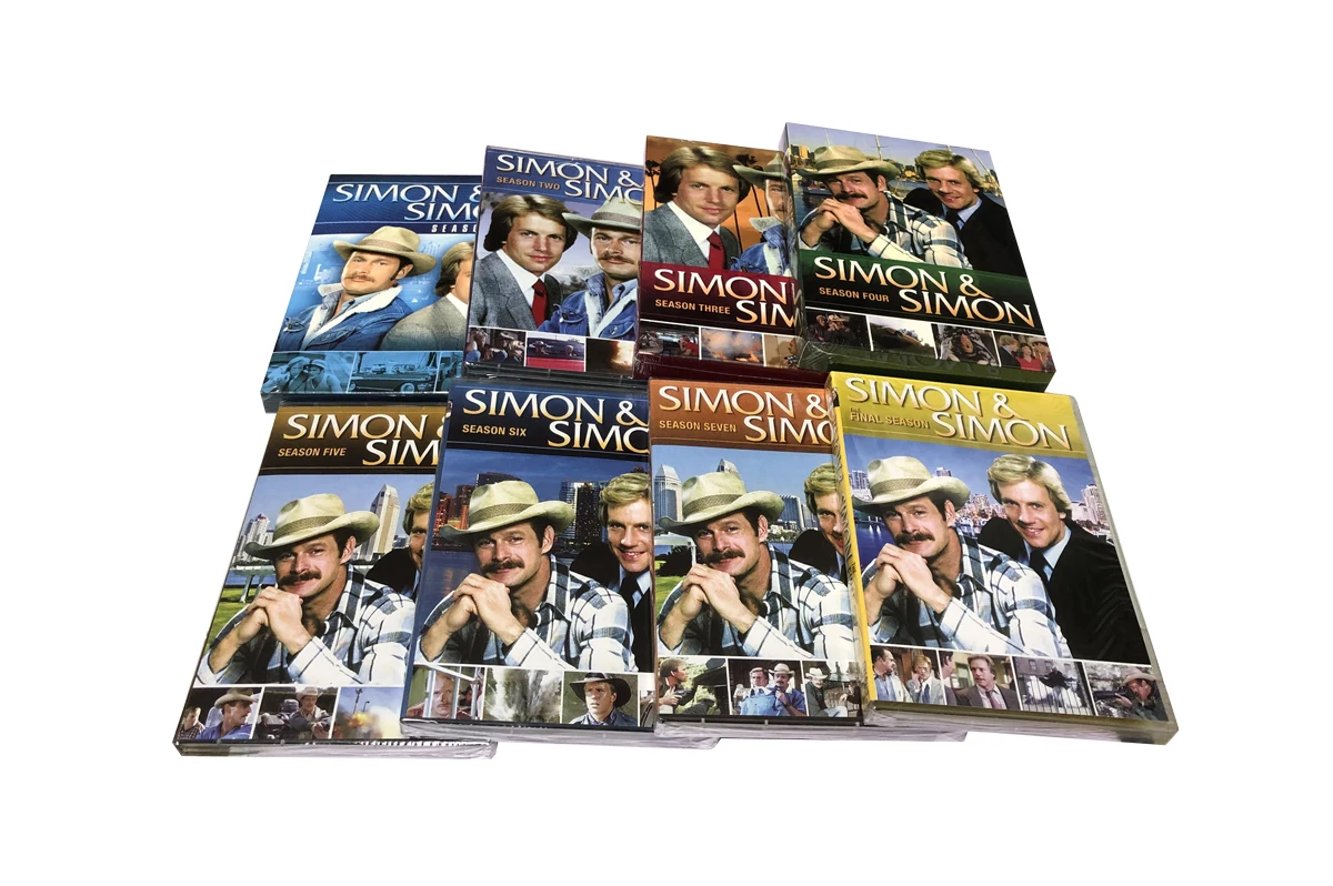 Саймон & Simon Сезон 1-8 полный серия 41 диски dvd фильмы коробка наборы Регион 1 поставка с завода Бесплатная доставка Оптовая продажа