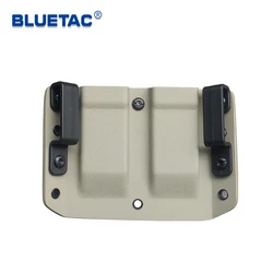 Bluetac Premium Quality Tactical Kydex Double Mag Pouch Fit For Many Popular Gun Modes Inner 9mm Stack Mag Pouch