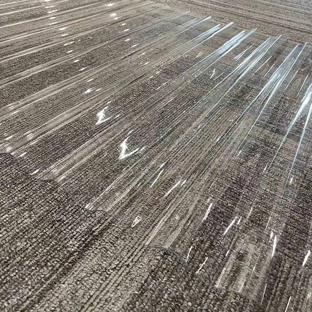 Cheap Price Transparent Polycarbonate Corrugated Sheet PC UV Resistant Roof Sheet 1.2MM