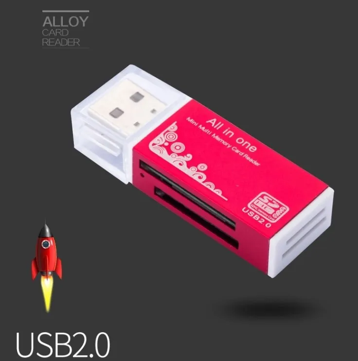  Все в одном USB 2 0 кард-ридер для SD/TF Мини Мульти устройство чтения карт