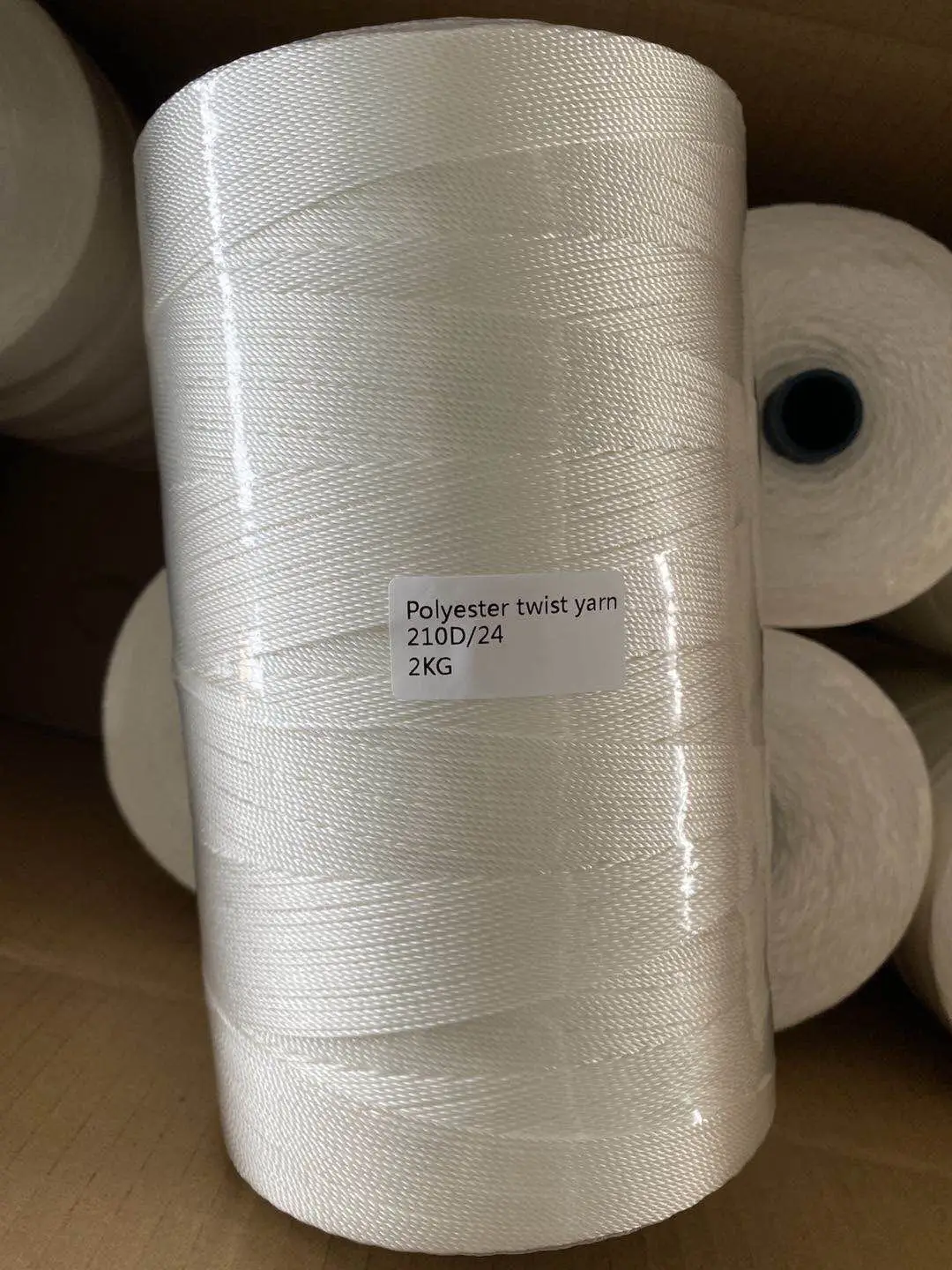 China Cheap Price 210D/2-150PLY Nylon Polyester Twines For Fishing Net plastic twine