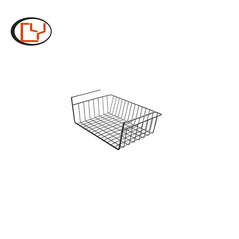 High quality durable under cabinet shelf kitchen hanging wire basket storage baskets