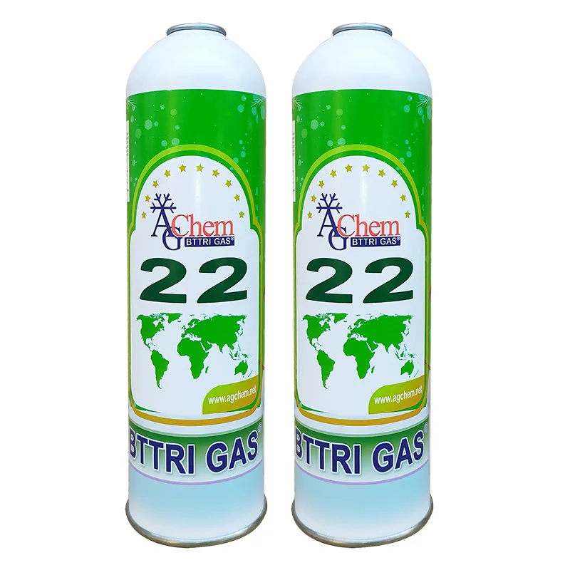 1kg R22 refrigerant gas can