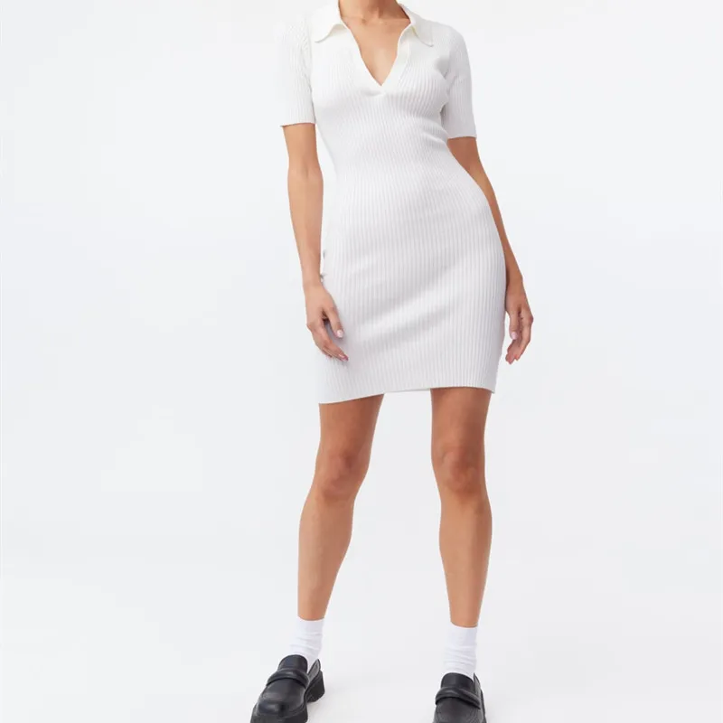 Wholesale fashion cable girl knitted short dress women skirt for summer